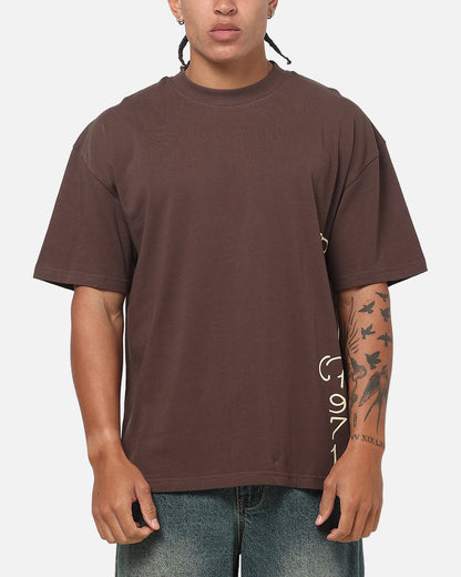 Ed Hardy Panther T-Shirt Brown