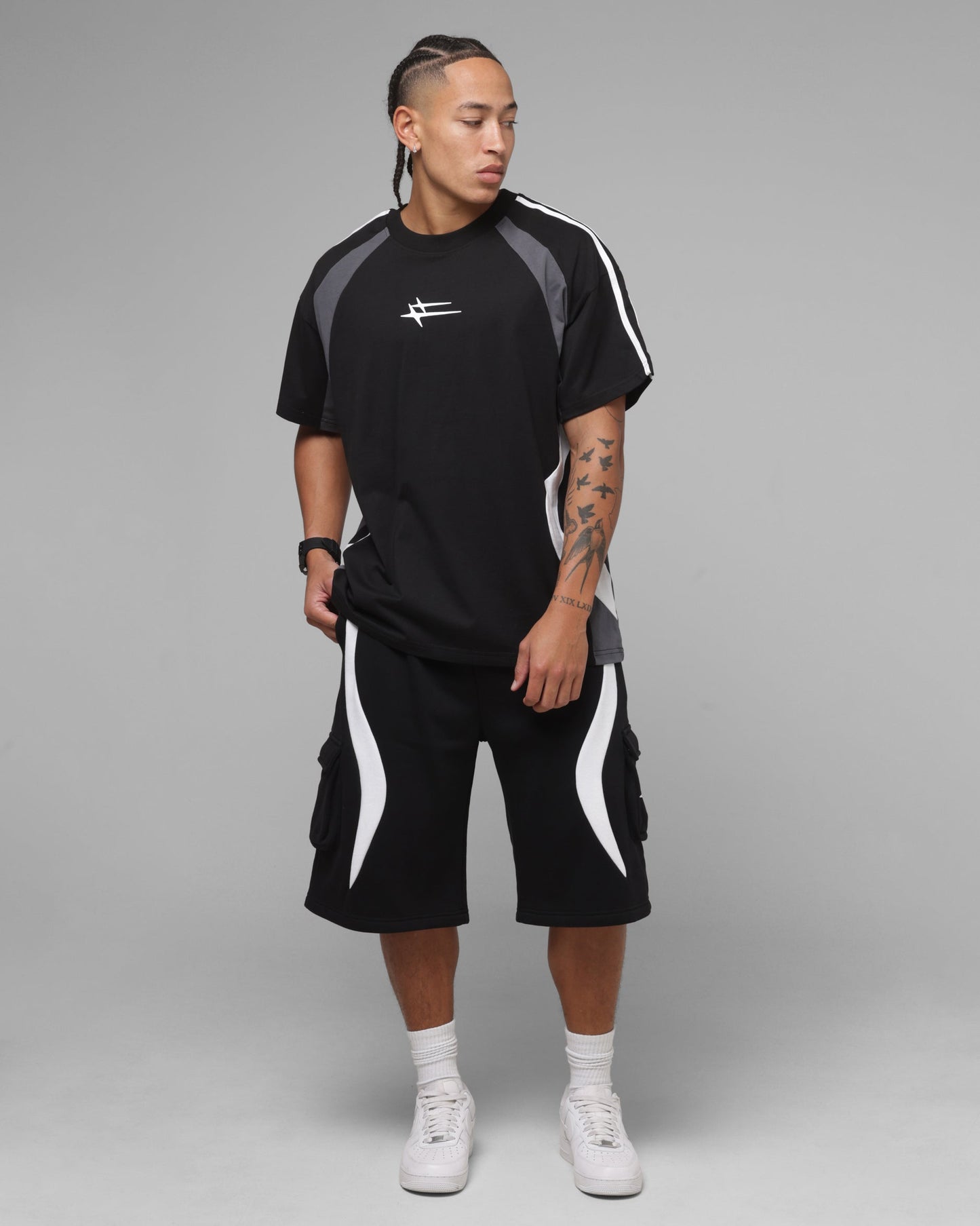 Loiter Hybrid Tek T-Shirt Black