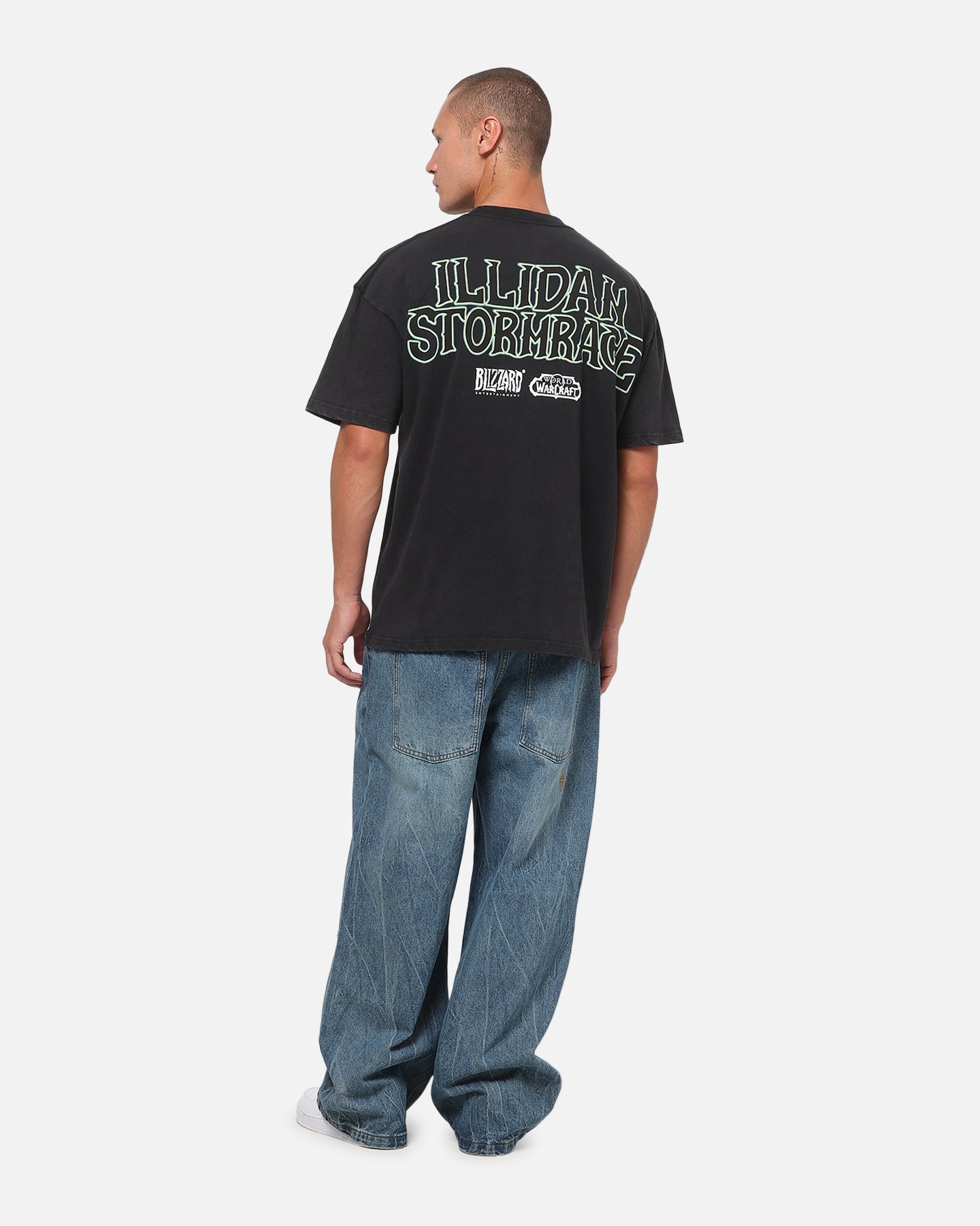 73Studio X Warcraft The Betrayer T-Shirt Black Acidwash