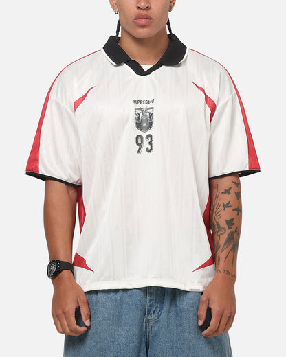 Represent Spike Football Top Flat White