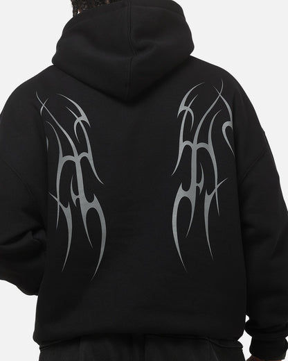 Saint Morta Consortium Boxy Hoodie Black