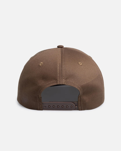 Loiter Hybrid Snapback Cap Brown