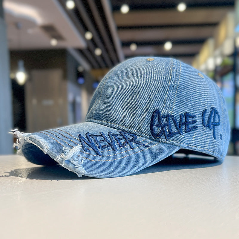 Never Give Up Baseball Cap