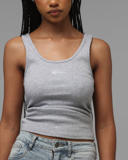 Loiter Women's Hybrid Scoop Neck Tank Grey Marle