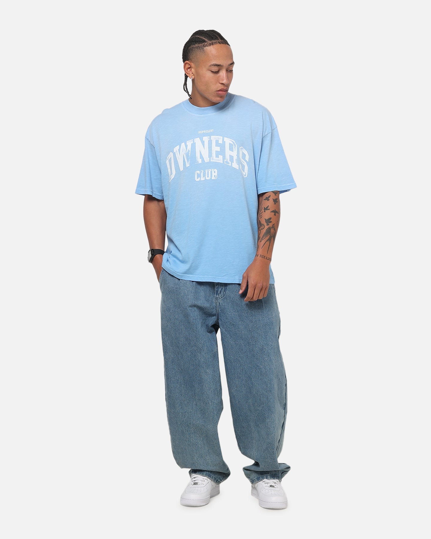 Represent Duality T-Shirt Sky Blue