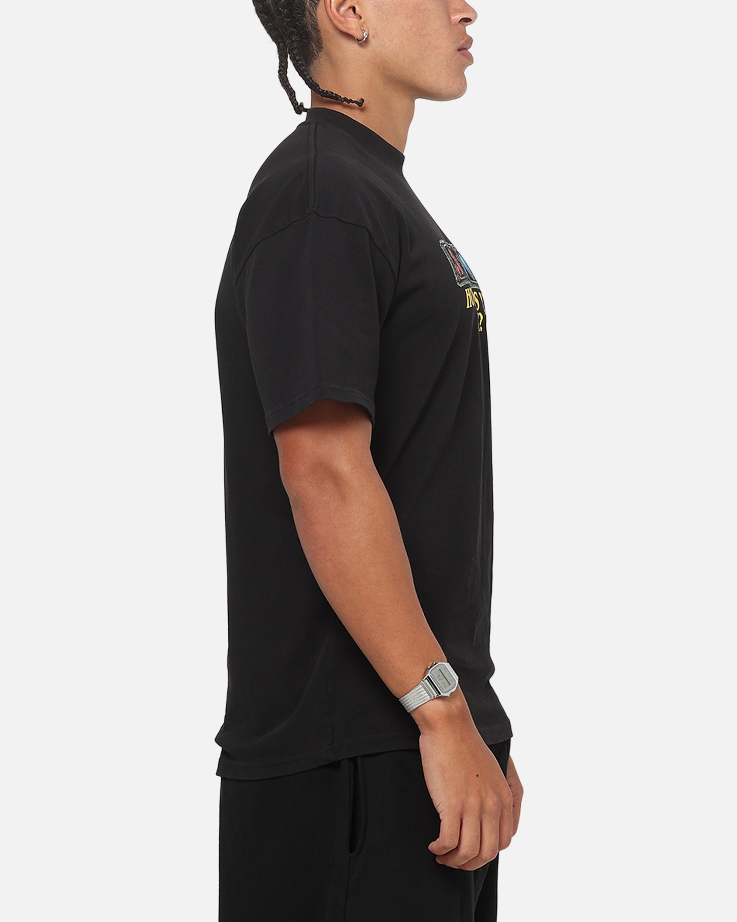 73Studio X Warcraft How Big Is Your Sack T-Shirt Black Acidwash