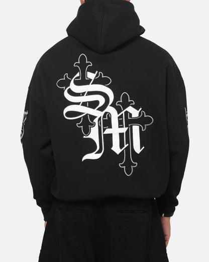 Saint Morta Alter Boxy Hoodie Black