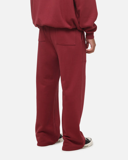 Carre Rivet Trackpants Burgundy