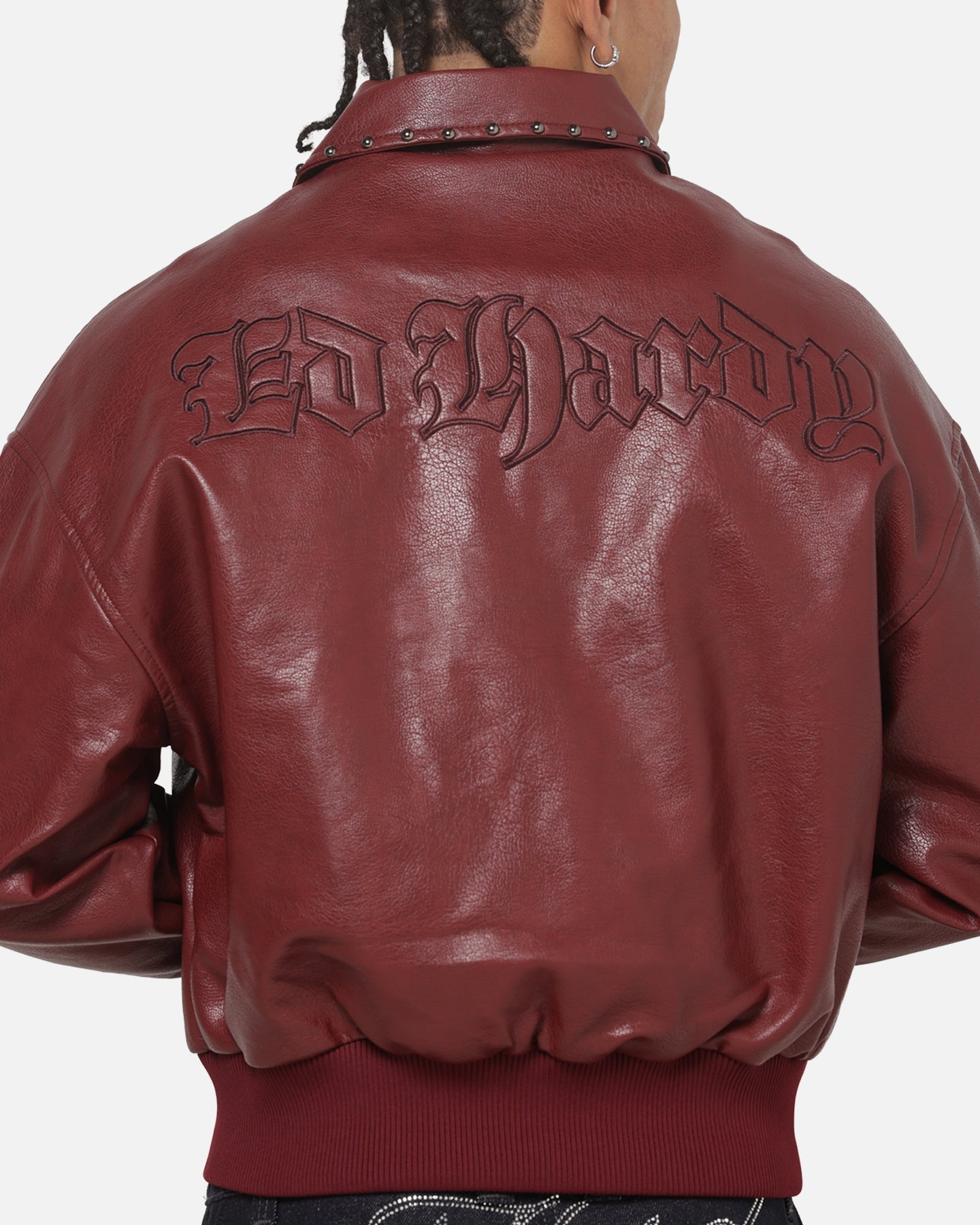 Ed Hardy Desert Bomber Jacket Red