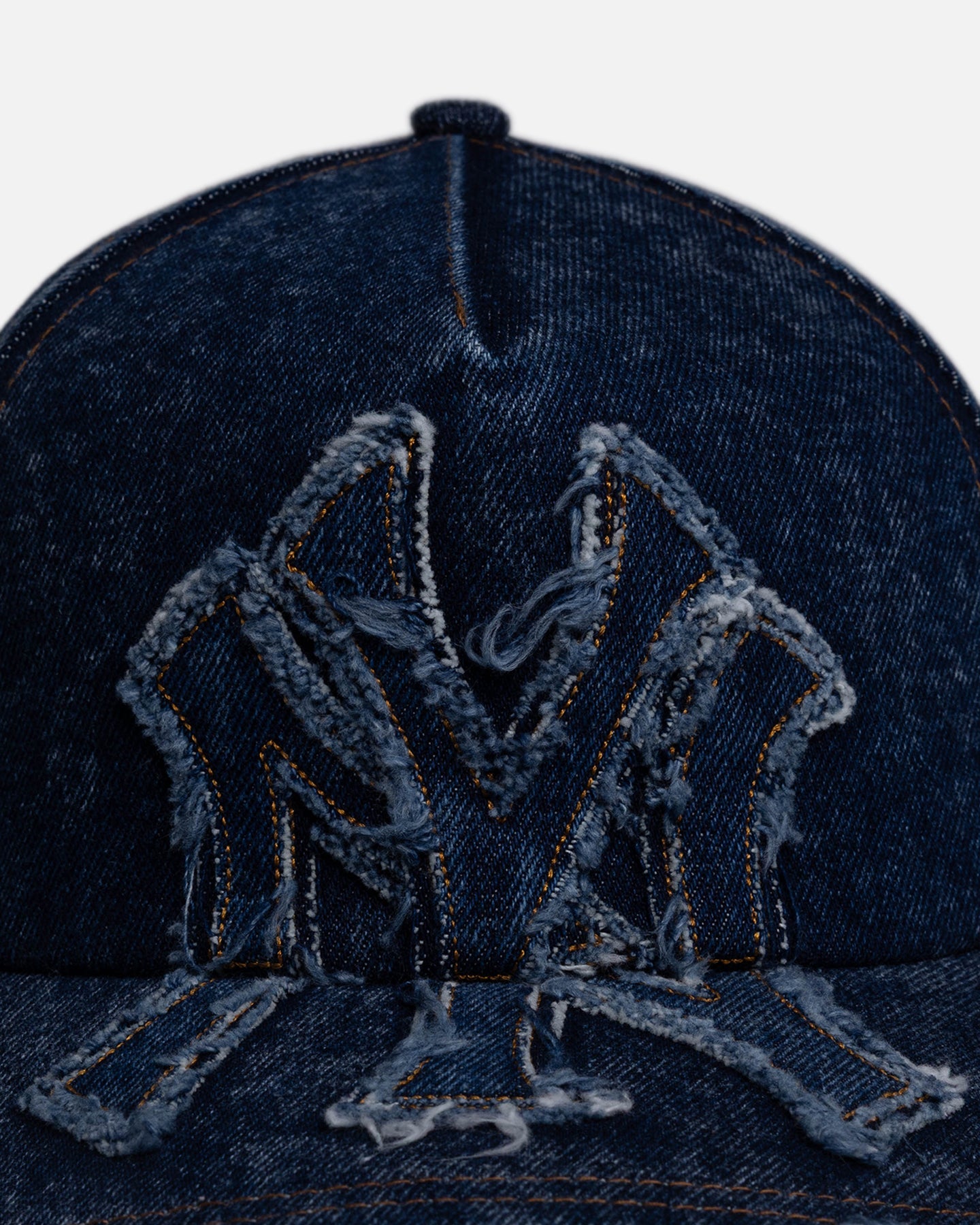 New Era New York Yankees 'Denim Over' 9FORTY A-Frame Strapback Dark Denim