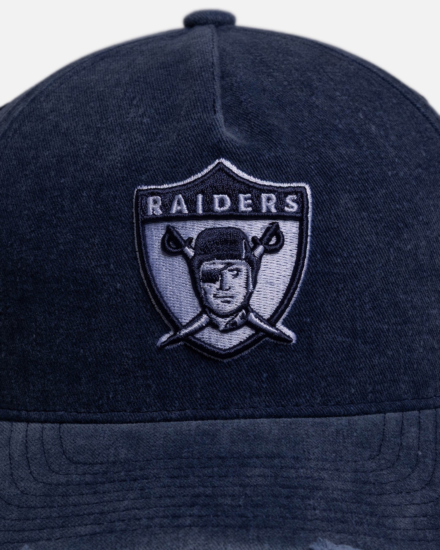 Mitchell & Ness Las Vegas Raiders 'Distressed Origin' Deadstock Snapback Navy