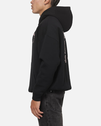 Saint Morta Worldwide Boxy Hoodie Black