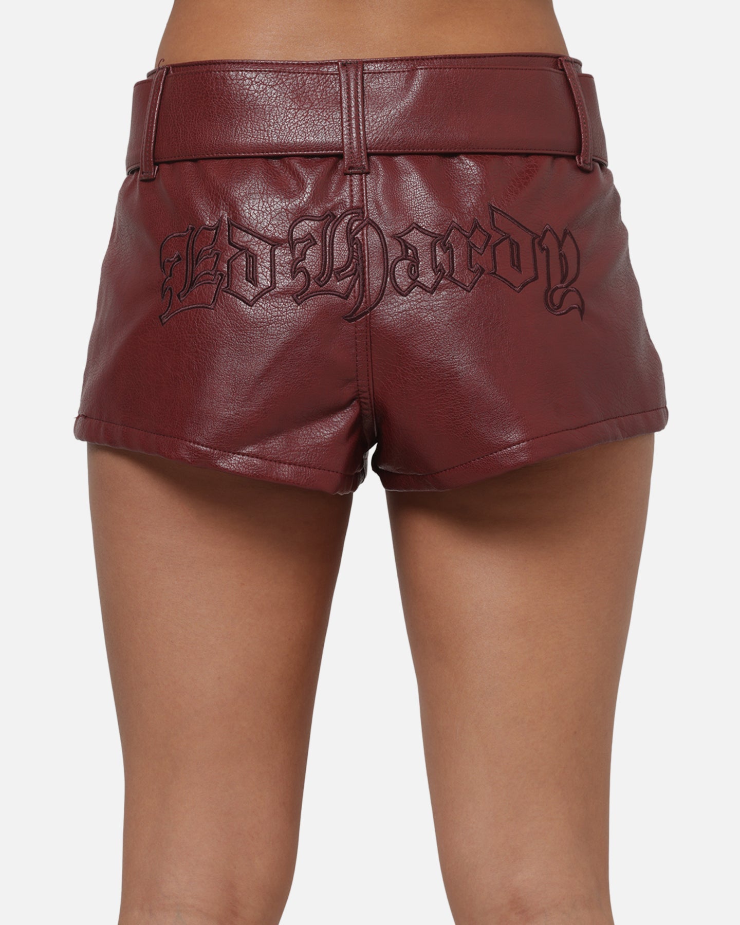 Ed Hardy Women's Desert Mini Shorts Red
