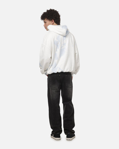 Represent Beach Boys Script Hoodie Blue Tie Dye