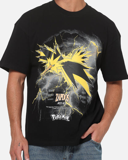 The Pokémon Collection By 73Studio Zapdos Legendary T-Shirt Black