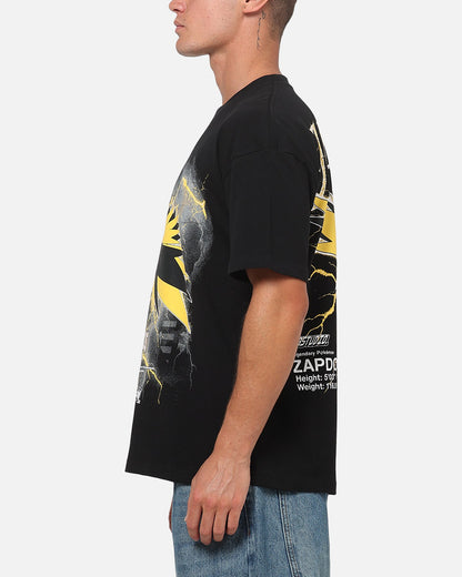 The Pokémon Collection By 73Studio Zapdos Legendary T-Shirt Black