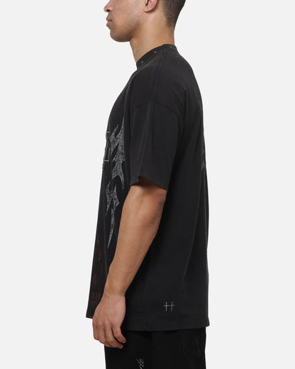 Saint Morta La Familia T-Shirt Washed Black