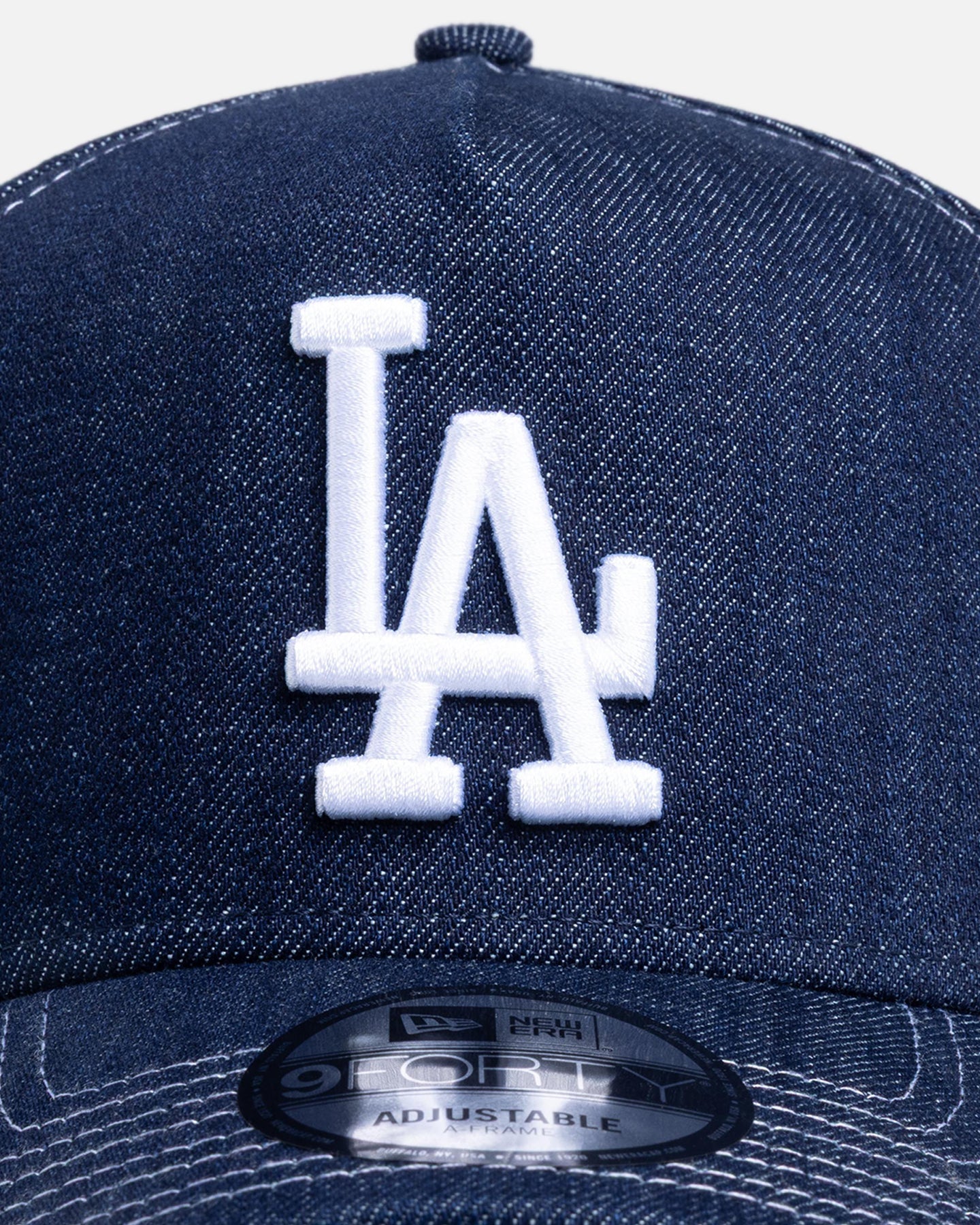 New Era Los Angeles Dodgers 'Denim Contrast' 9FORTY A-Frame Snapback Denim