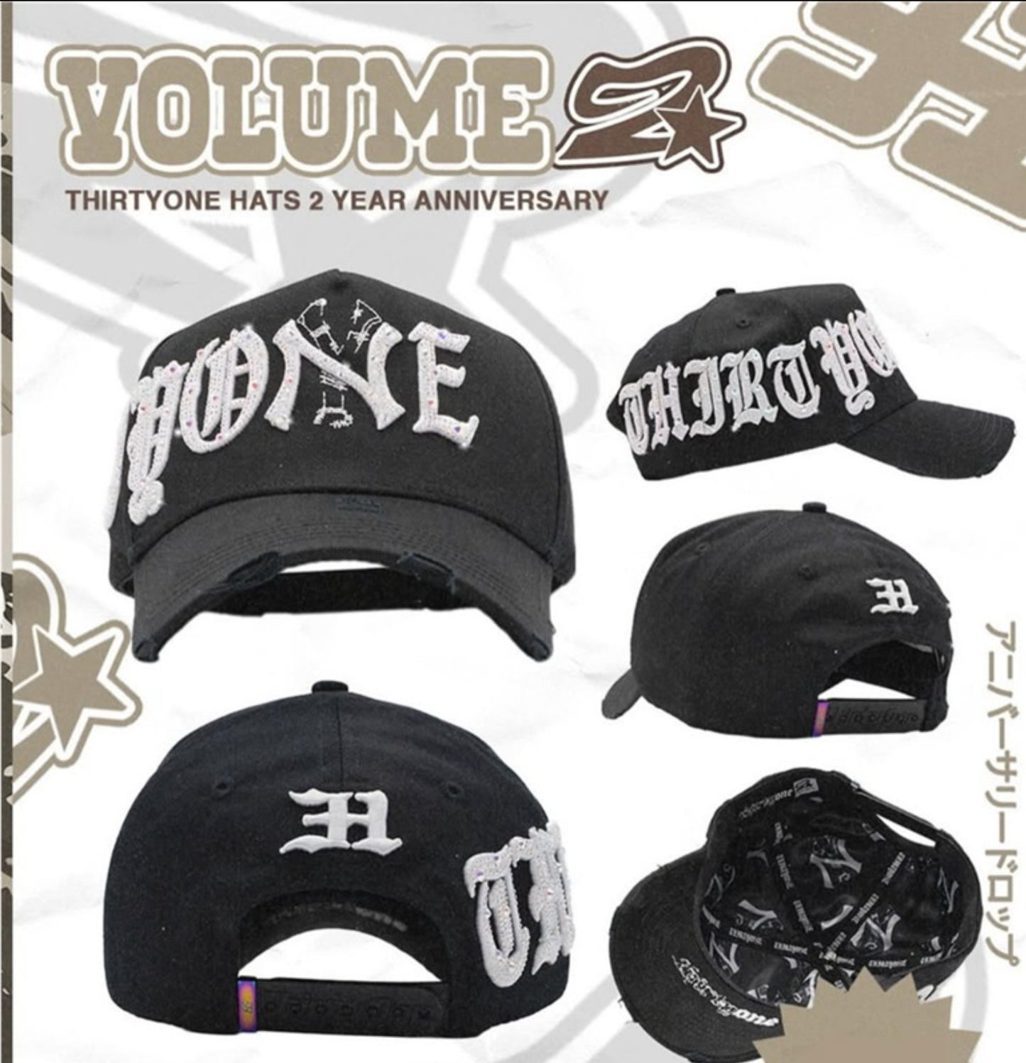 3-CROSSES BASEBALL CAP