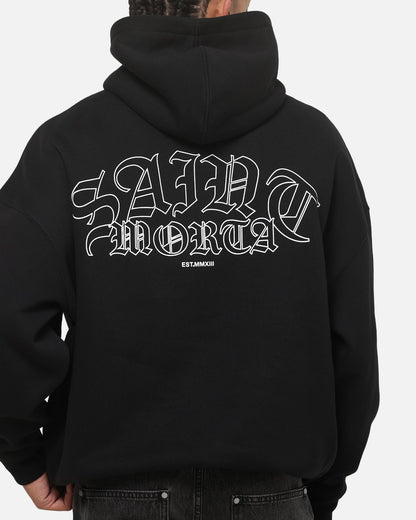 Saint Morta LA Flame Hoodie Black