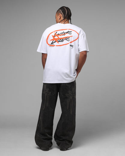 Loiter Stampout T-Shirt Vintage White