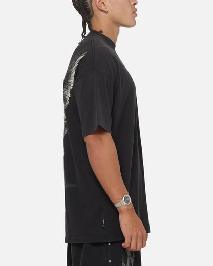 Saint Morta Spirit Level Boxy T-Shirt Washed Black