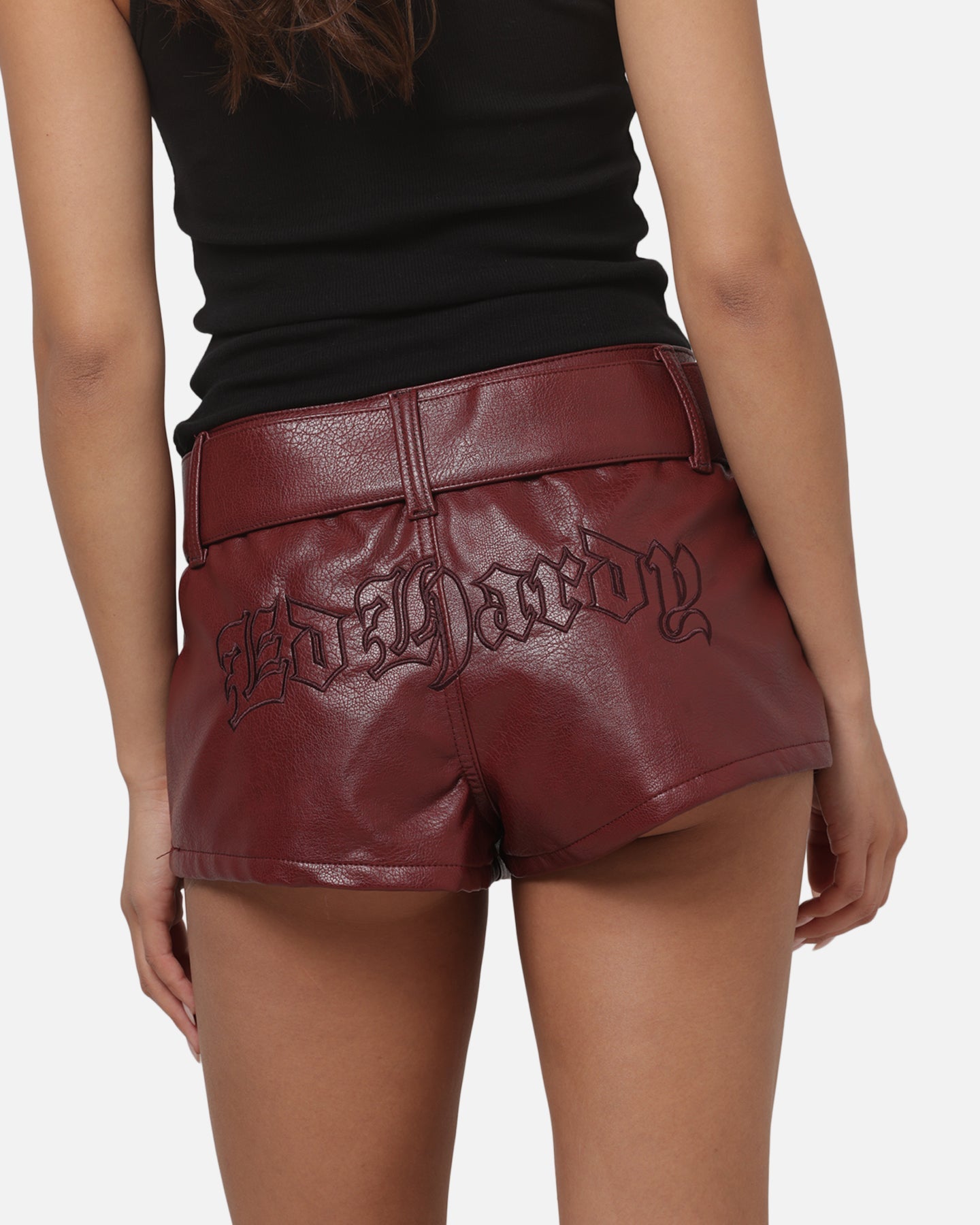 Ed Hardy Women's Desert Mini Shorts Red