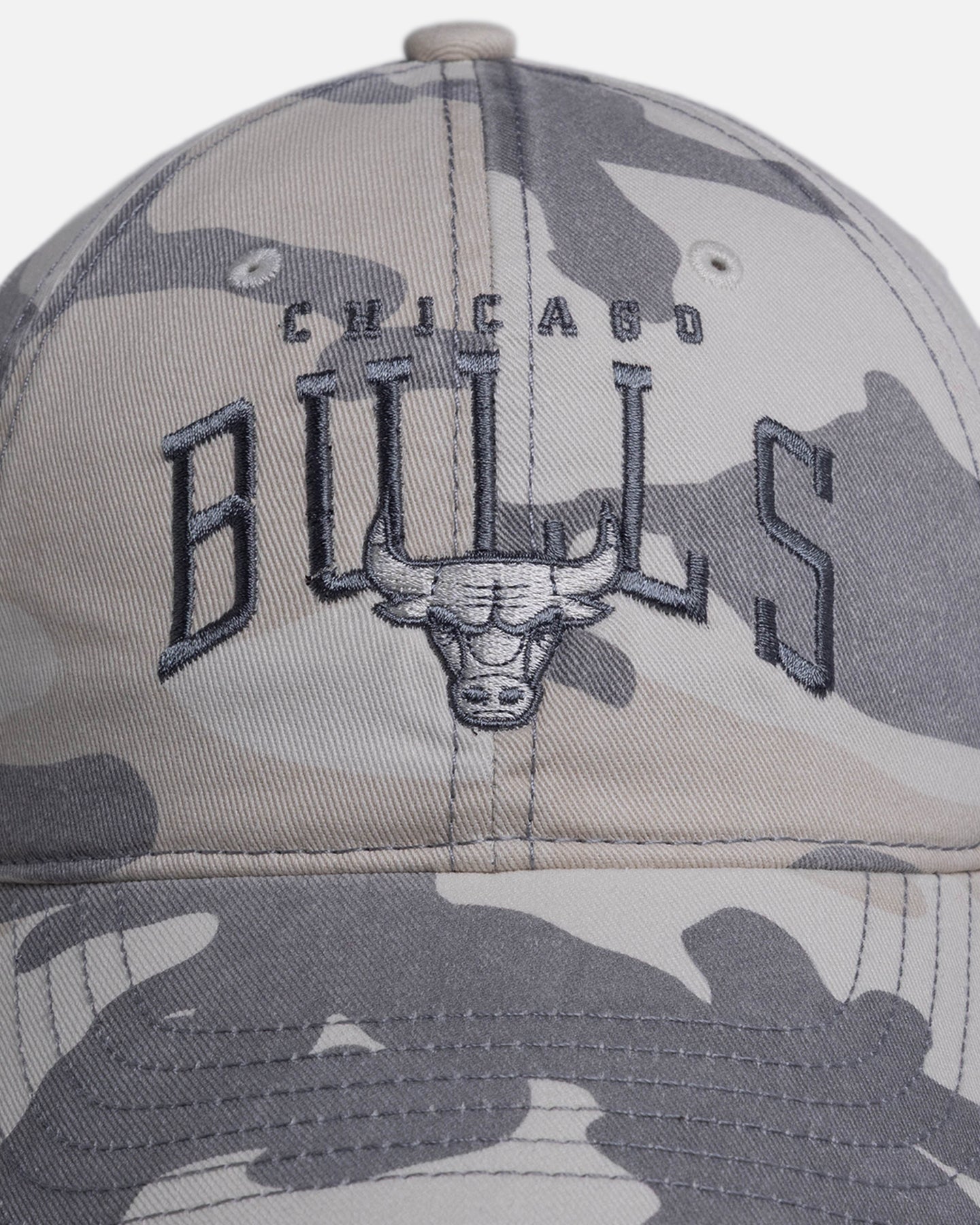 Mitchell & Ness Chicago Bulls 'Snow Camo' Dad Fit Strapback Snow Camo
