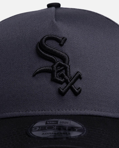 New Era Chicago White Sox 'Graphite Black' 9FORTY A-Frame Snapback Black/Grey