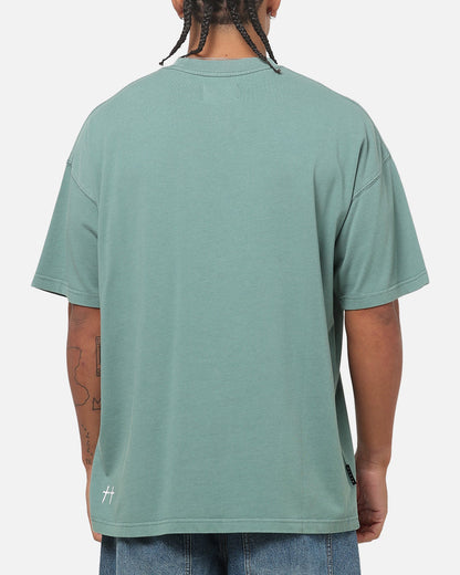 Saint Morta Heritage V2 Boxy T-Shirt Washed Green