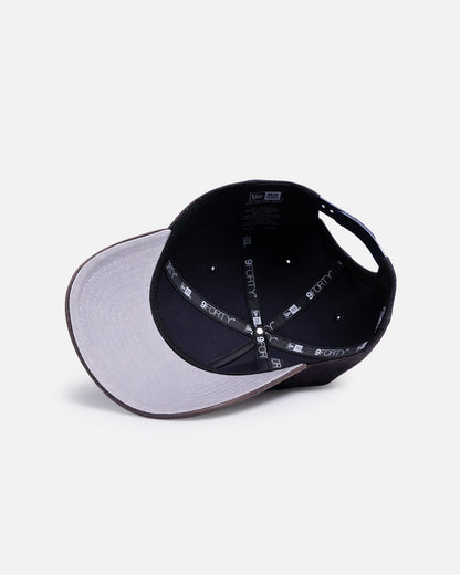New Era New York Yankees 'Washed' 9FORTY A-Frame Snapback Dark Blue