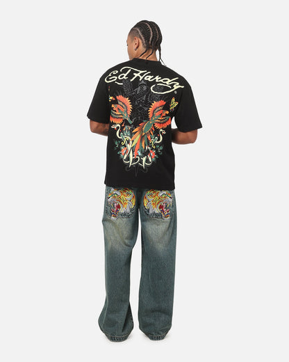Ed Hardy Phoenix T-Shirt Black