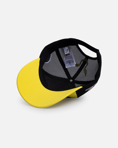 Puma X Scuderia Ferrari Replica Lewis Hamilton UK Trucker Strapback Cap Speed Yellow/Puma Black