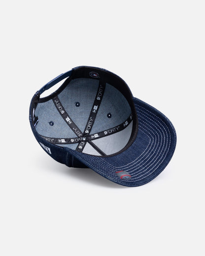 New Era Los Angeles Dodgers 'Denim Contrast' 9FORTY A-Frame Snapback Denim