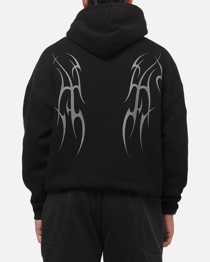 Saint Morta Consortium Boxy Hoodie Black