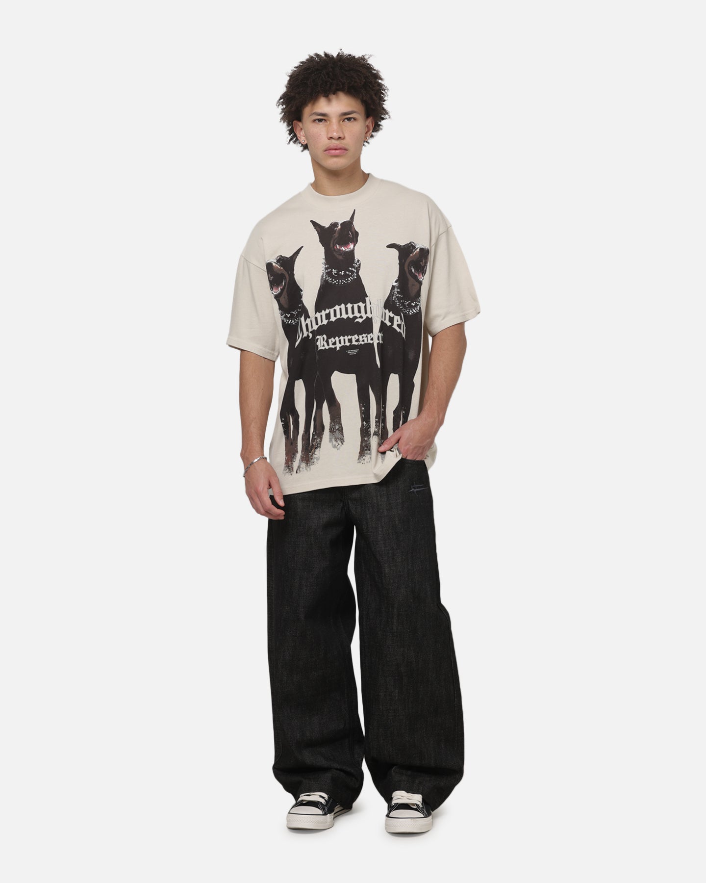 Represent Thoroughbred T-Shirt Vintage White