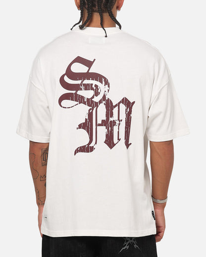 Saint Morta ATHLTC S4 Boxy T-Shirt Off White