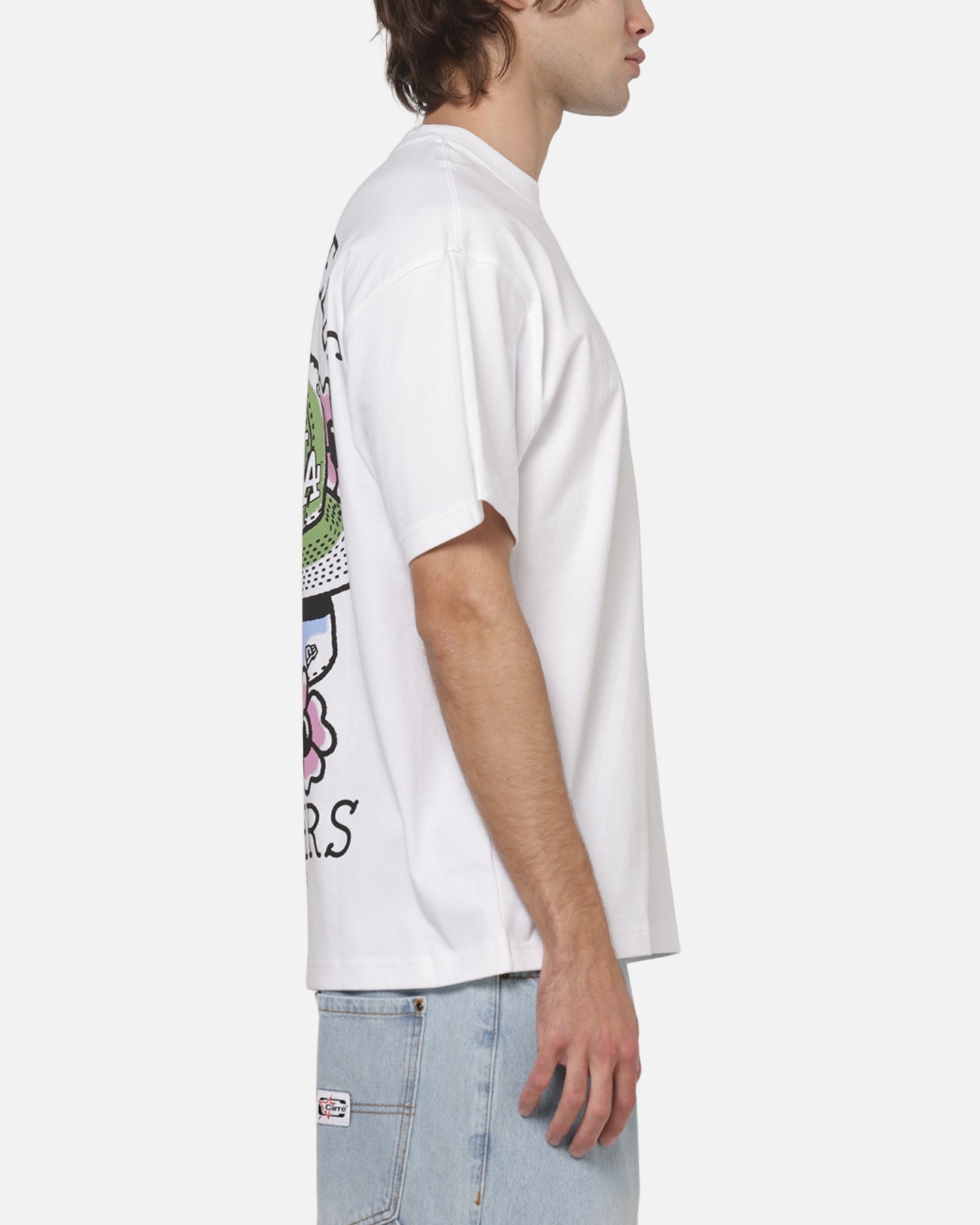 New Era Los Angeles Dodgers MLB Old School T-Shirt White