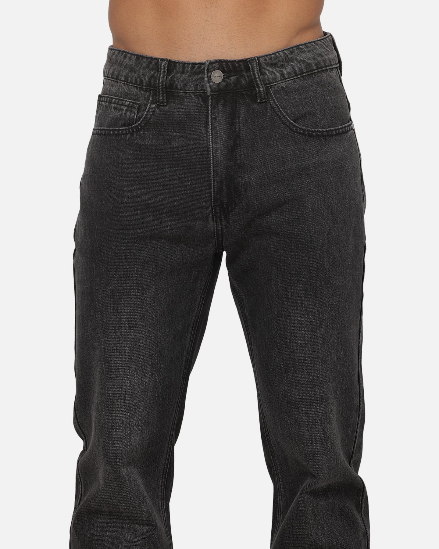 Saint Morta Verra Distressed Jeans Black Smoke Vintage