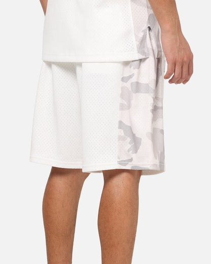Mitchell & Ness Chicago Bulls Snow Camo Authentic Mesh Shorts White