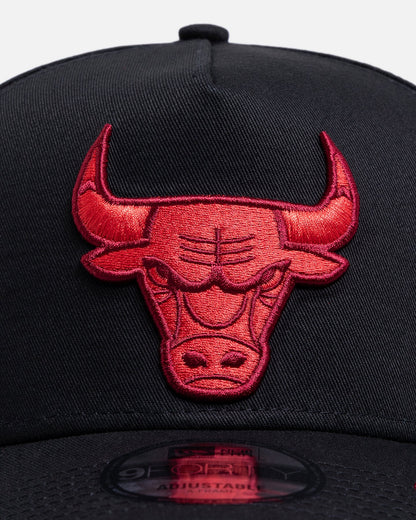 New Era Chicago Bulls 'Certified Lover Boy' 9FORTY A-Frame Snapback Black/Cardinal