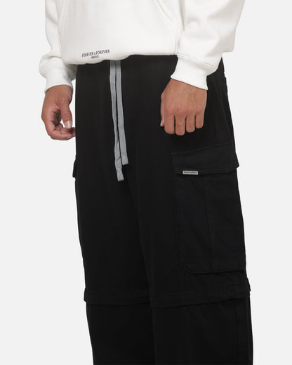 Saint Morta Umbra Super Baggy Cargo Pants Black