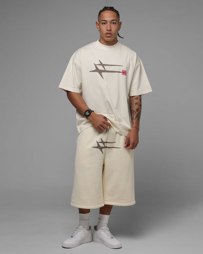 Loiter Hybrid Premium T-Shirt Beige