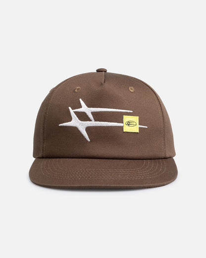 Loiter Hybrid Snapback Cap Brown