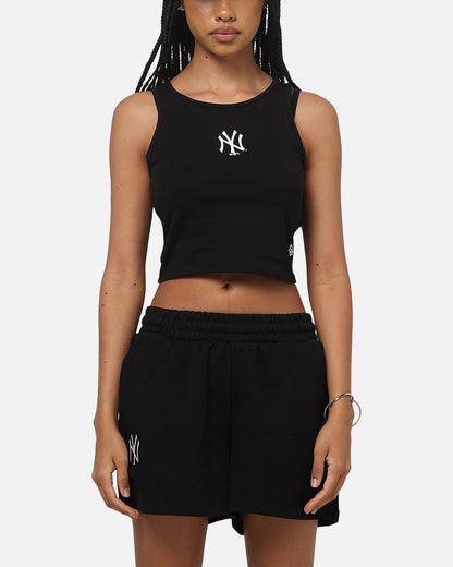 New Era Women's New York Yankees Crop Tank Black