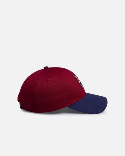 New Era FC Barcelona 'Contrast' 9FORTY Strapback Dark Red