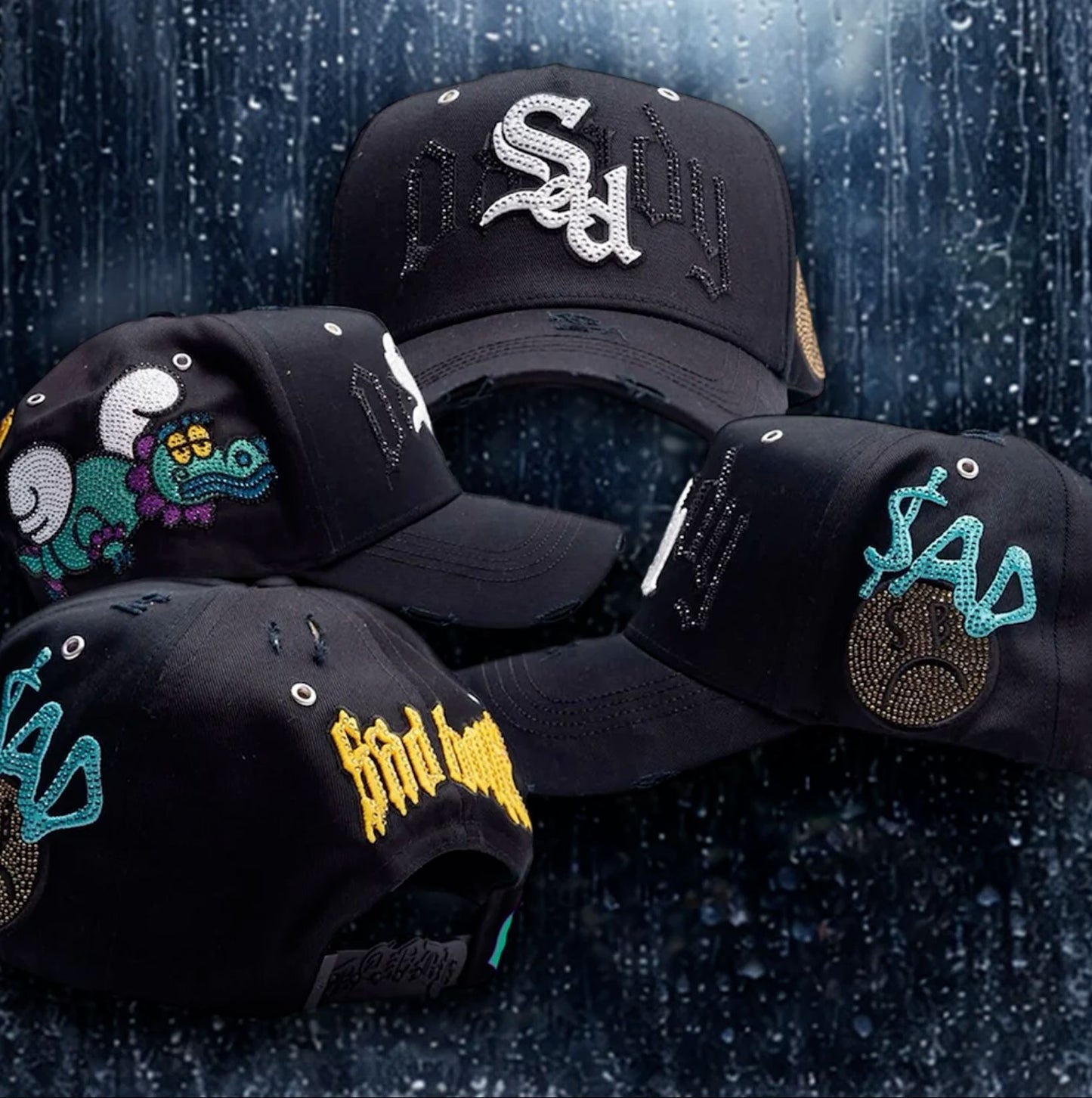 3-CROSSES BASEBALL CAP