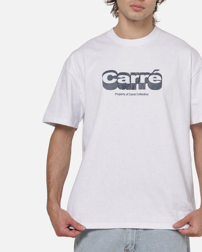 Carre Illusion T-Shirt White