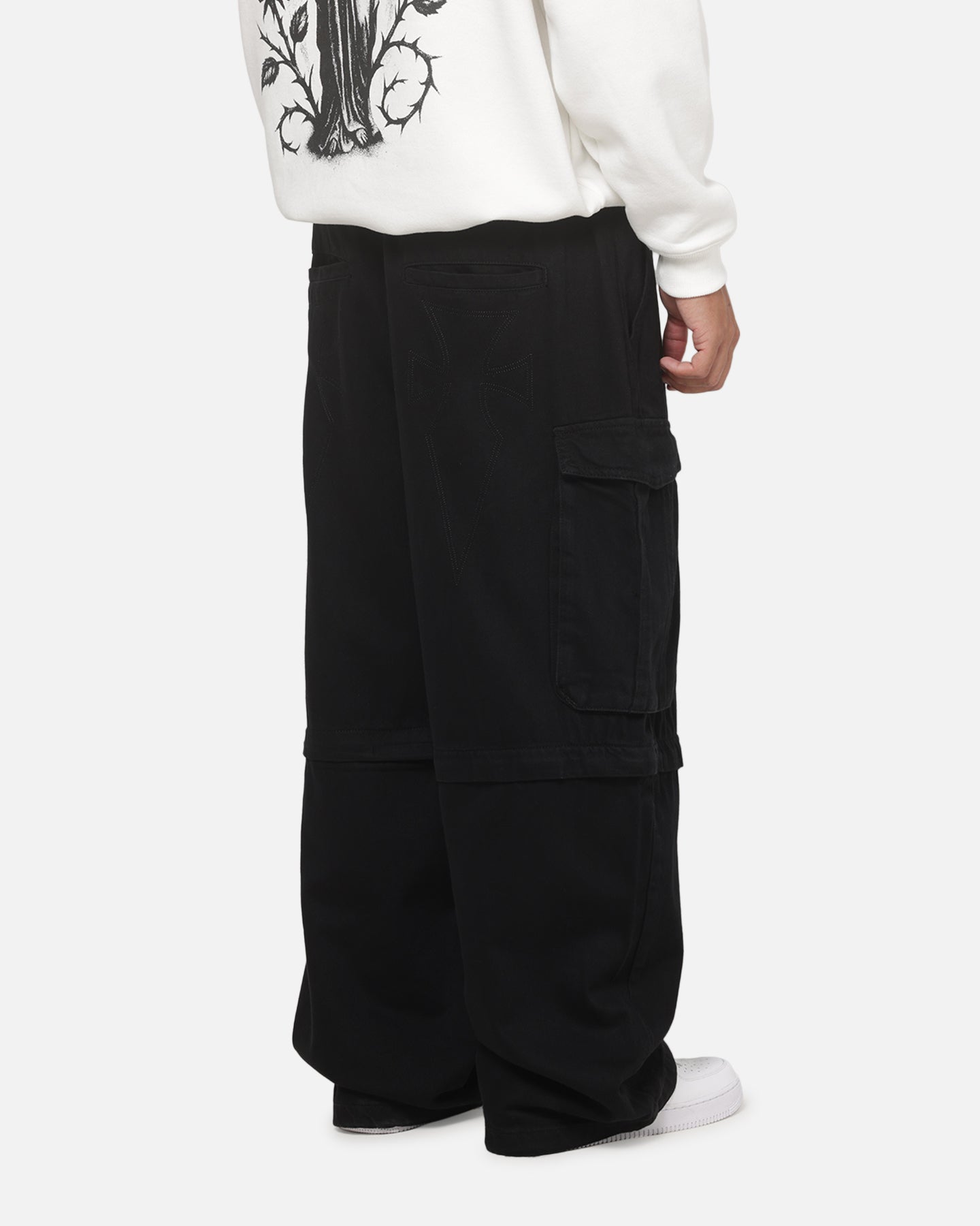 Saint Morta Umbra Super Baggy Cargo Pants Black