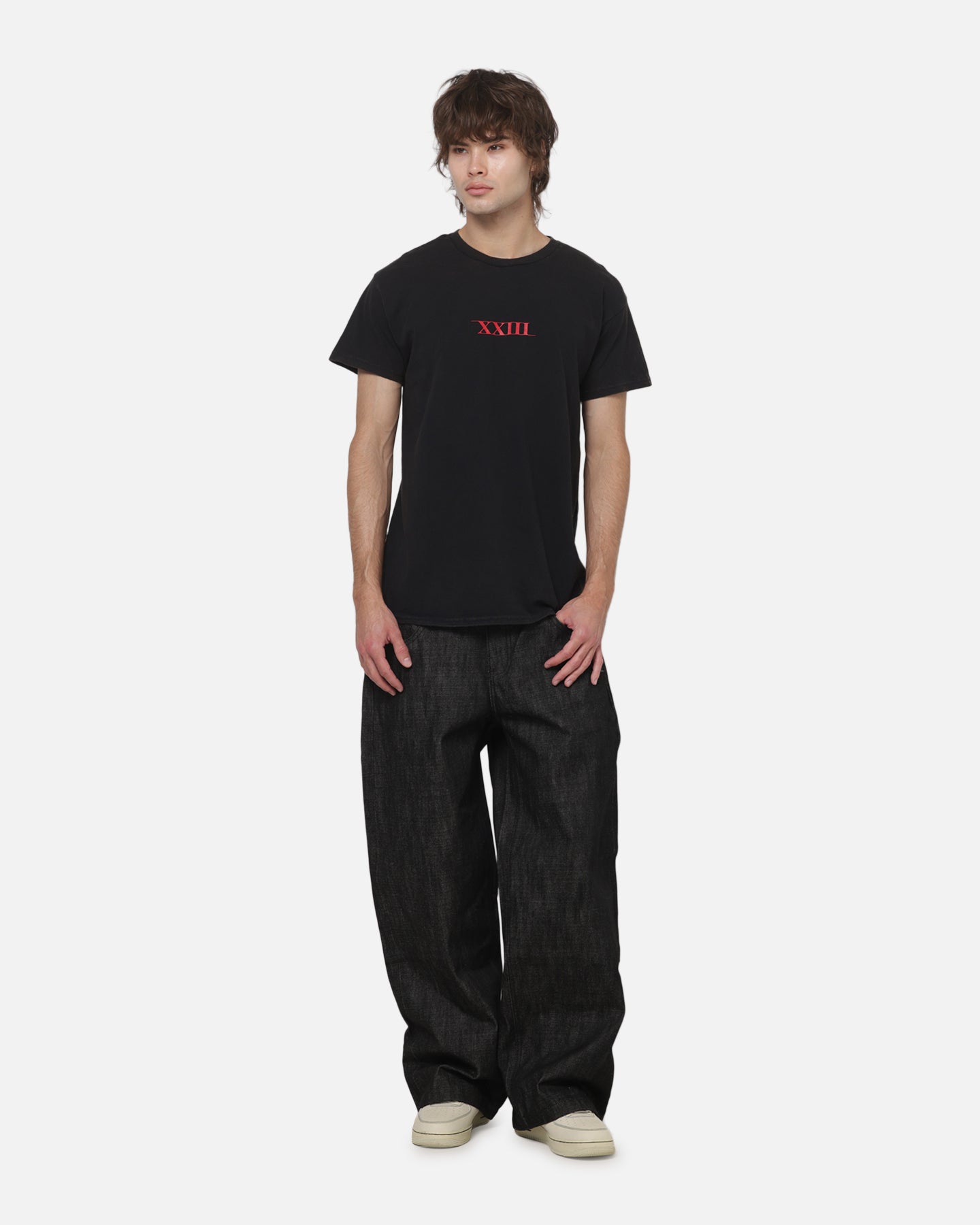 XXIII Rose T-Shirt Black/Red